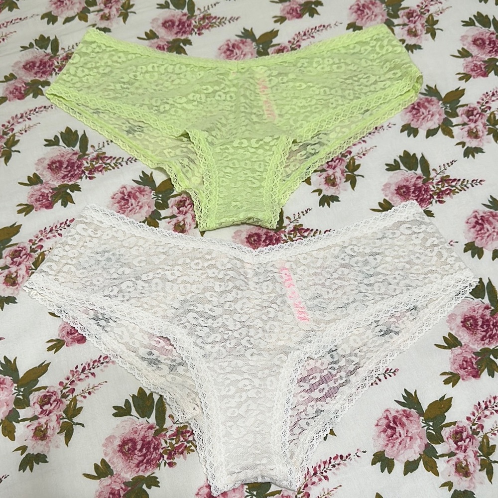 Victoria's Secret/PINK Lace Cheekster Panties Set—5– - Picture 6 of 14